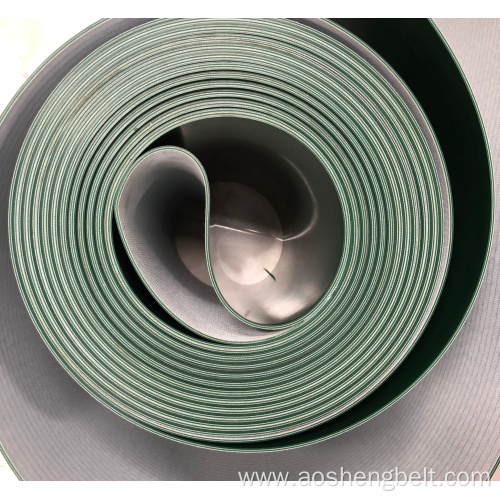 Conveyer belt power belt PVC Green color